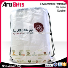 New arrivals drawstring non woven shopping bag